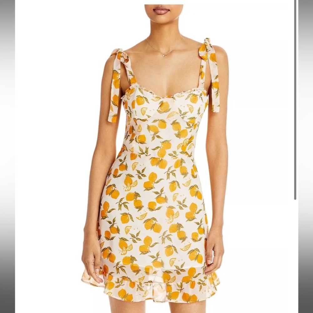AQUA Lemon Dress- NWT